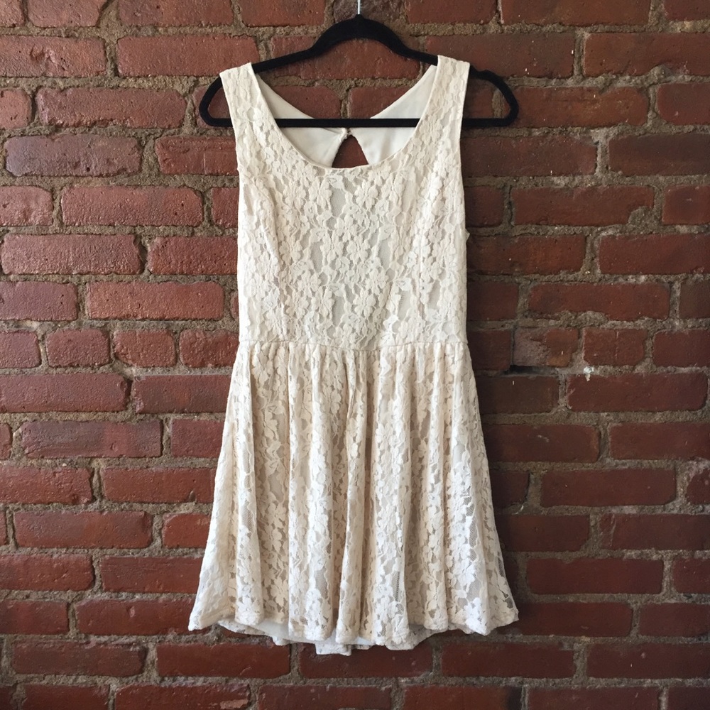 Floral Backless Dress